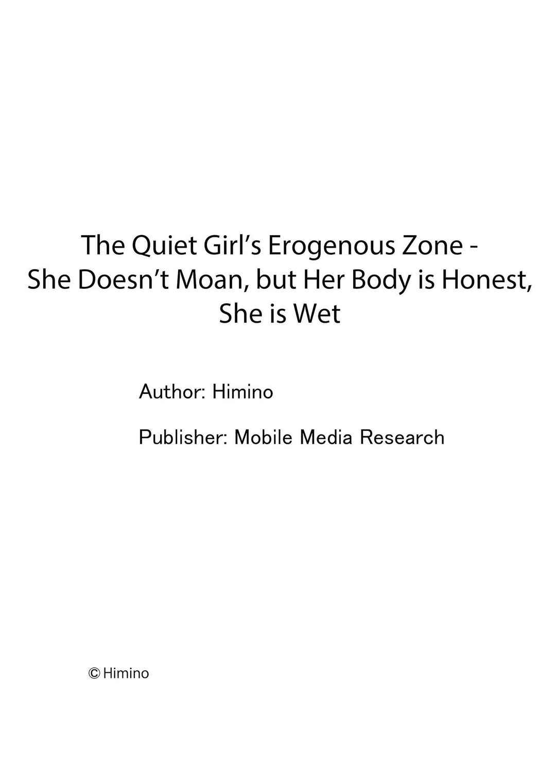 The Quiet Girl’s Erogenous Zone Chapter 80 - Page 9