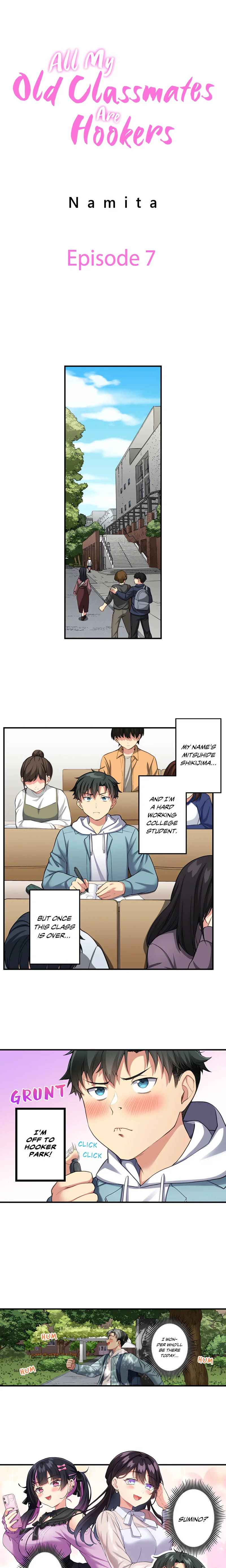 All My Old Classmates Are Hookers Chapter 7 - Page 1
